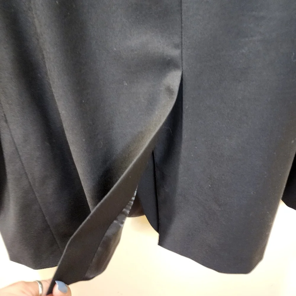 LAUREN Ralph Lauren Men's Classic Black Blazer 100% Wool Natural 50R